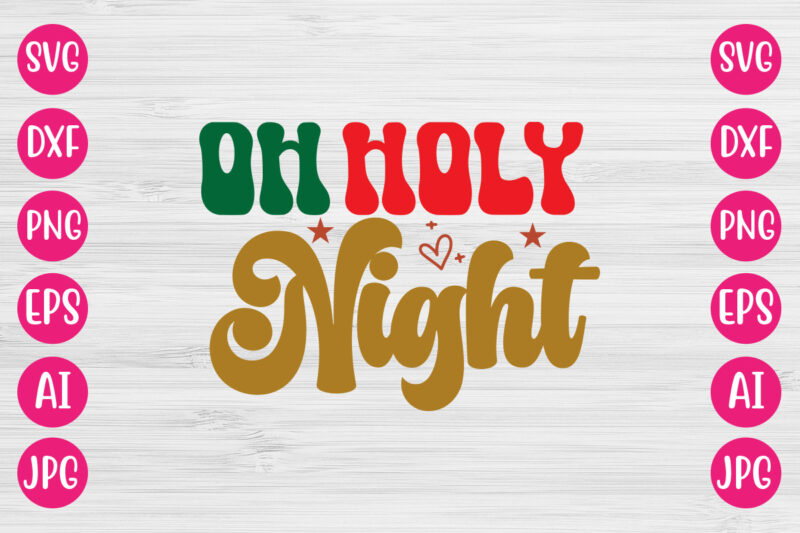 oh holy night VECTOR DESIGN
