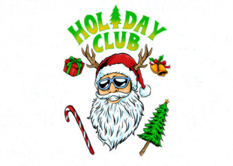 holiday club graphic t shirt
