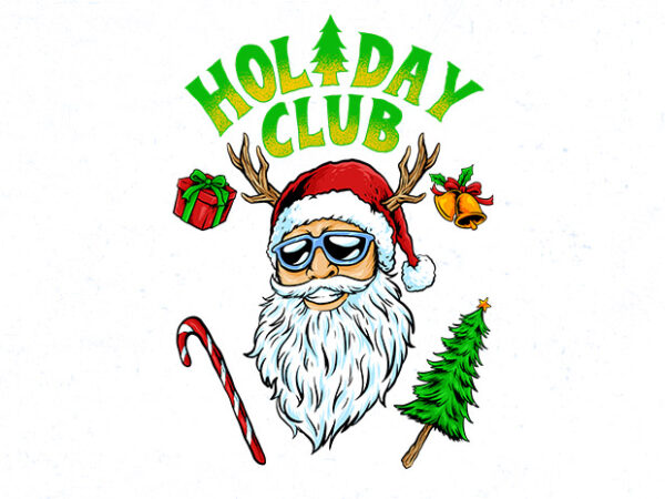 Holiday club graphic t shirt