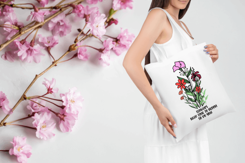 Flower with Inspirational Sublimation Bundle