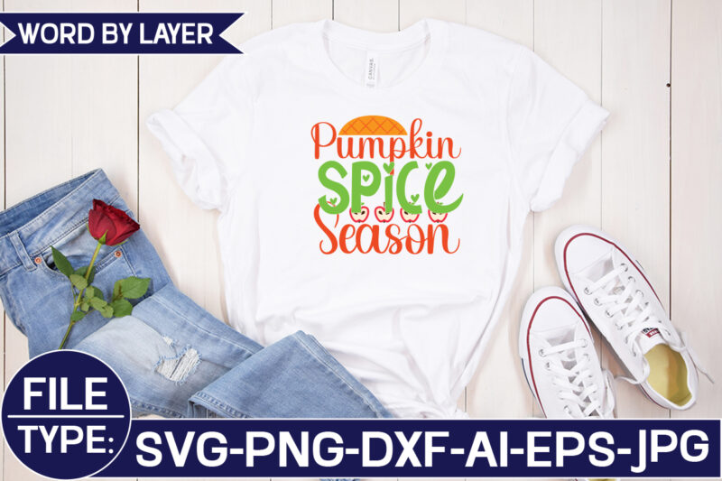 Pumpkin Spice Season SVG Cut File