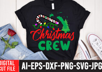 Christmas Crew T-Shirt Design , Christmas Crew SVG Cut File , Christmas SVG Mega Bundle , 220 Christmas Design , Christmas svg bundle , 20 christmas t-shirt design , winter