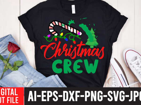 Christmas crew t-shirt design , christmas crew svg cut file , christmas svg mega bundle , 220 christmas design , christmas svg bundle , 20 christmas t-shirt design , winter