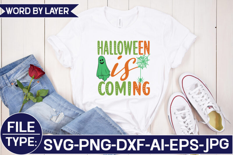 Halloween is Coming SVG Cut File