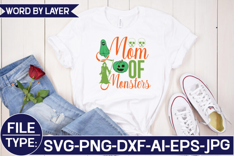 Mom of Monsters SVG Cut File