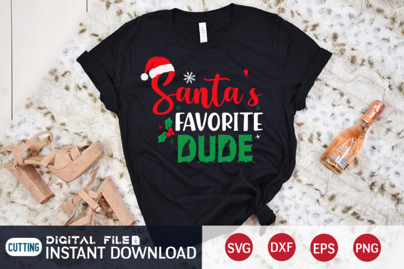 Santa’s Favorite Dudu shirt, Christmas Santa SVG, Christmas Teacher, Christmas Svg, Christmas T-Shirt, Christmas SVG Shirt Print Template, svg, Merry Christmas svg, Christmas Vector, Christmas Sublimation Design, Christmas Cut File