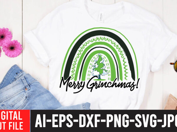 Merry grinchmas! t-shirt design , grinch christmas svg bundle, grinch clipart png, the grinch svg bundle, grinch hand svg, grinch face svg, grinch christmas svg, clipart cricut vector cut file,