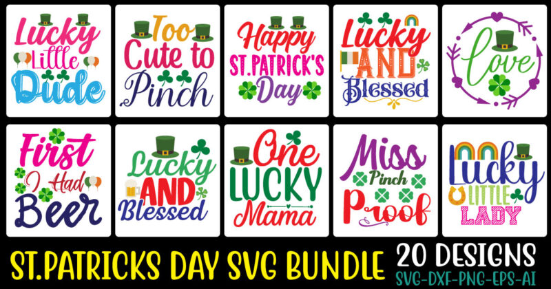 st,patrice svg bundle