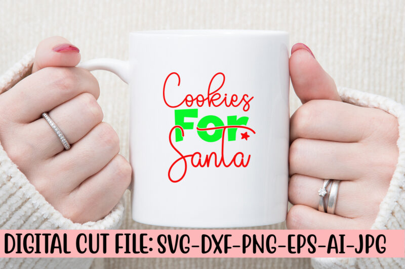 Cookies For Santa SVG Cut File