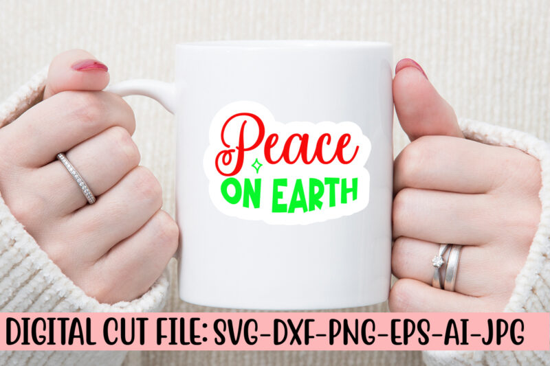 Peace On Earth SVG Cut File