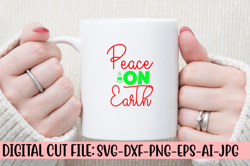 Peace On Earth SVG Cut File