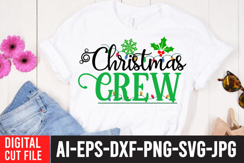 Christmas Crew T-Shirt Design , Christmas Crew SVG Cut File , Christmas Coffee Drink Png, Christmas Sublimation Designs, Christmas png, Coffee Sublimation Png, Christmas Drink Design,Current Mood Png ,Christmas Baseball