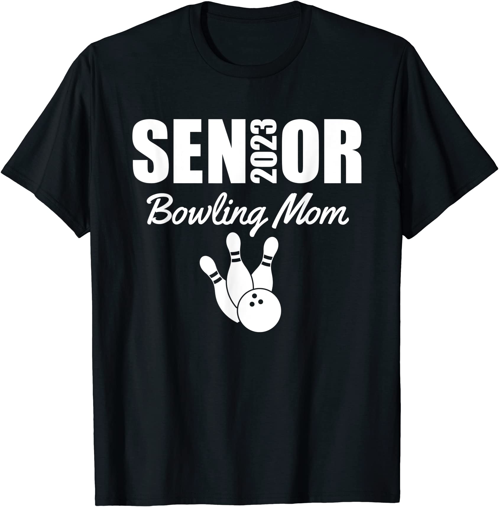 2023 senior bowling mom bowling team parent helper t shirt men Buy t