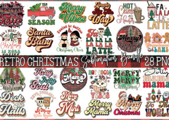 Christmas Retro Sublimation Bundle