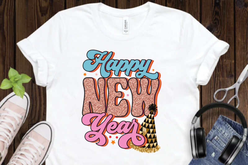 Happy New Year Sublimation