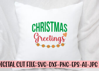 Christmas Greetings SVG Design