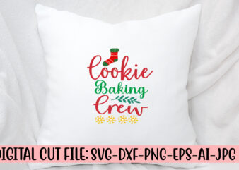Cookie Baking Crew SVG Design