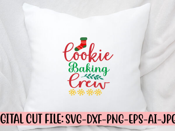 Cookie baking crew svg design