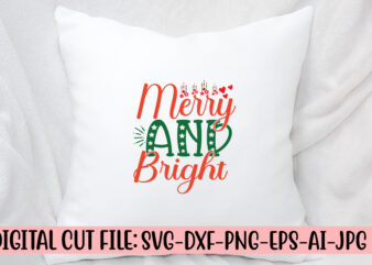 Merry And Bright SVG