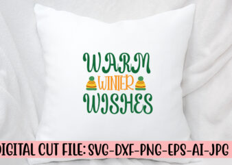 Warm Winter Wishes SVG Cut File