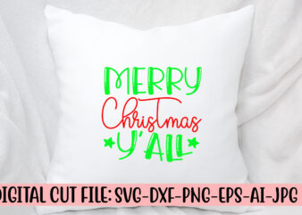 Merry Christmas Y’all SVG Cut File