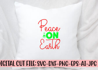 Peace On Earth SVG Cut File t shirt illustration