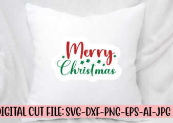 Merry Christmas SVG Cut File t shirt designs for sale