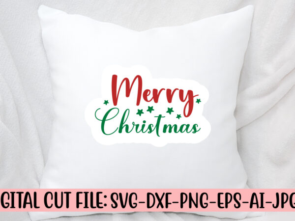 Merry christmas svg cut file t shirt designs for sale