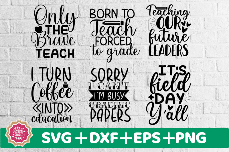 Teacher svg bundle t shirt designs for sale