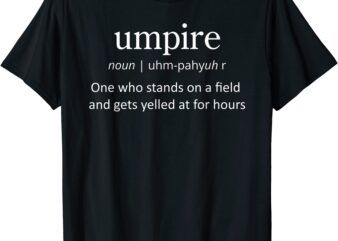 34umpire34 funny baseball football cricket sports t shirt men