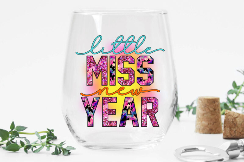 Little Miss New Year Sublimation