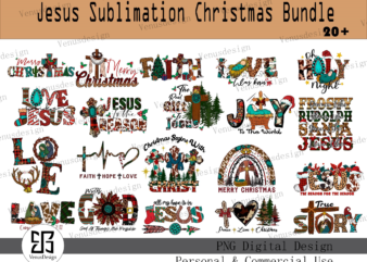 Jesus Sublimation Christmas Bundle