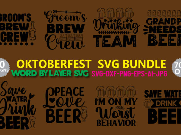 Oktoberfest svg bundle, beer lover, drink lover, funny beer svg, drinking team, bartender gift, beer party svg,oktoberfest svg file, german symbols bundle, clip art, pdf, dwg, eps, dxf, plasma cut, t shirt design online