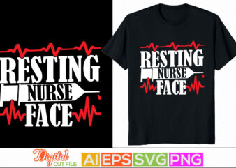 resting nurse face, human body part professional nurse day, nurse day gift ideas