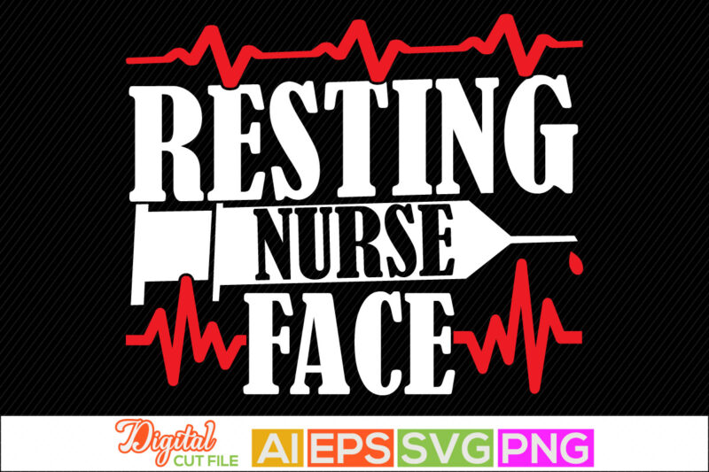 resting nurse face, human body part professional nurse day, nurse day gift ideas