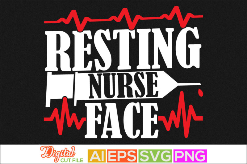 resting nurse face, human body part professional nurse day, nurse day gift ideas