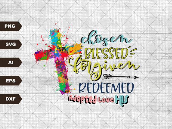 Redeemed svg file, cross sublimation file t shirt design online Redeemed svg file, cross sublimation file t shirt design online