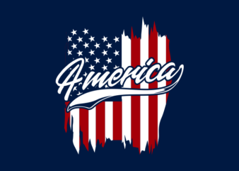 AMERICAN ART t shirt vector