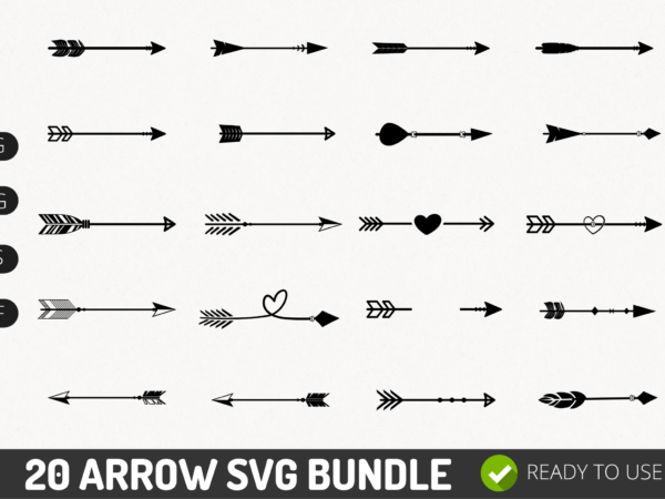 Arrow svg bundle t shirt vector