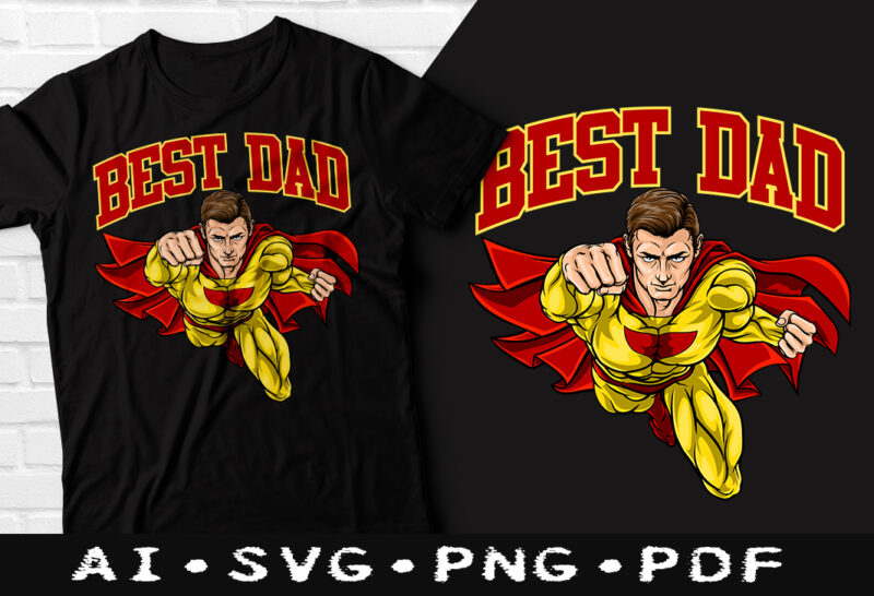 Superman dad shirt design bundle, Superman papa t-shirt, Superman daddy, Superman father t-shirt design bundle, Superman Best dad tshirt bundle, Superman t-shirt design bundle