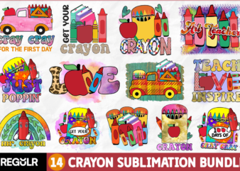 Crayon Sublimation Bundle