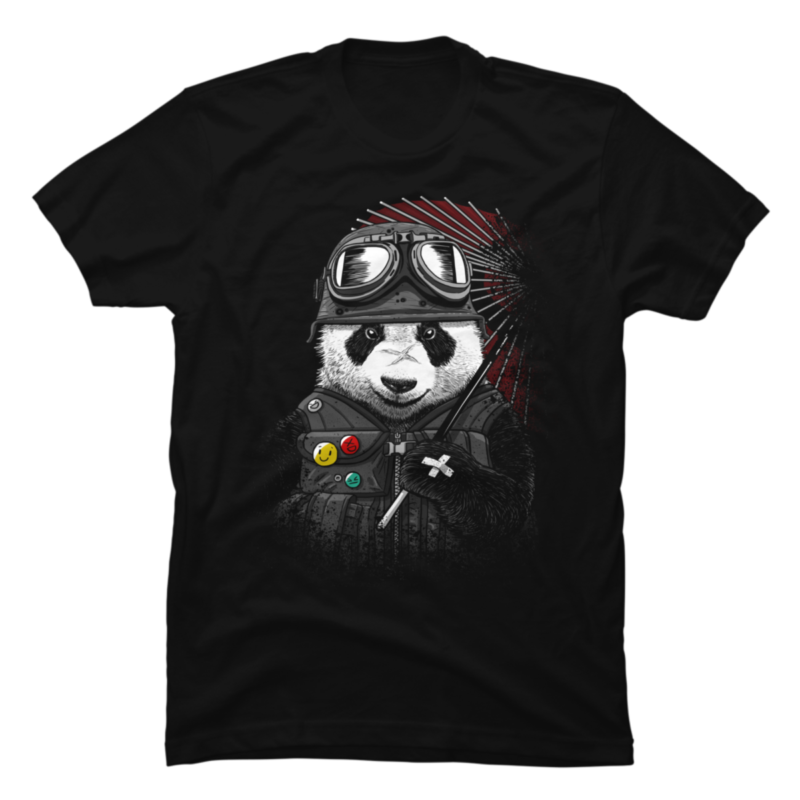 Bear Soldier Panda - Buy t-shirt designs