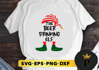 Beer Drinking Elf Matching Christmas SVG, Merry christmas SVG, Xmas SVG Digital Download