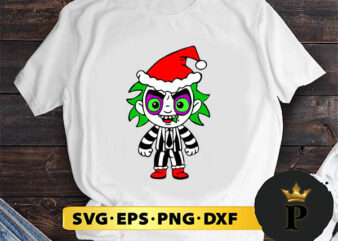 Beetlejuice Horror Movie Christmas SVG, Merry christmas SVG, Xmas SVG Digital Download t shirt template