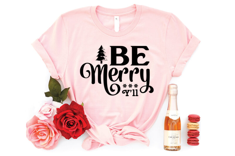 Be merry y’ll svg t-shirt