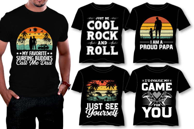T-Shirt Design Bundle-Trendy Pod Best T-Shirt Design Bundle,