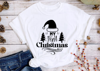 My first christmas svg t-shirt