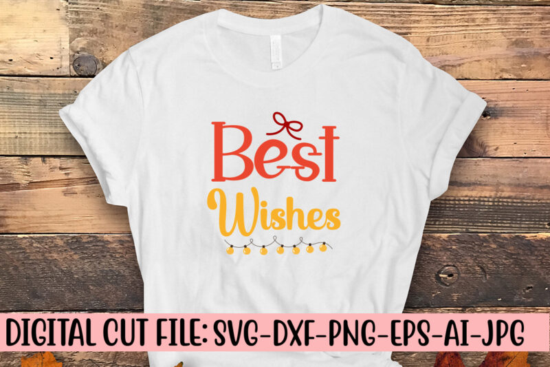 Best Wishes SVG Cut File