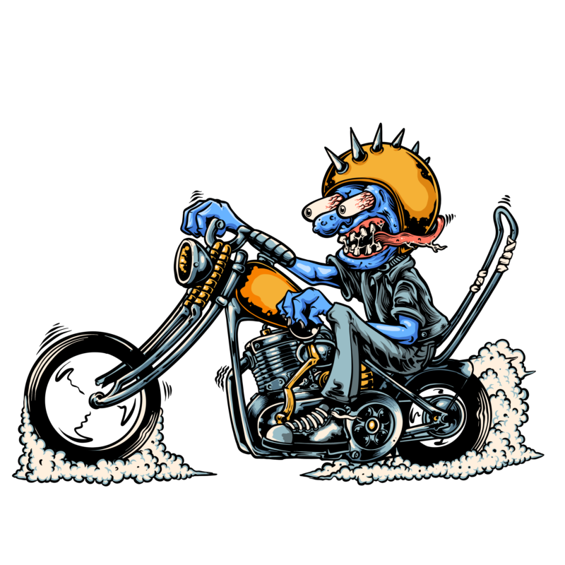 Biker zombie