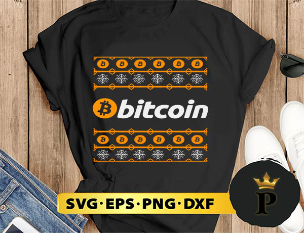 Bitcoin Crypto Cryptocurrencies Christmas SVG, Merry christmas SVG, Xmas SVG Digital Download